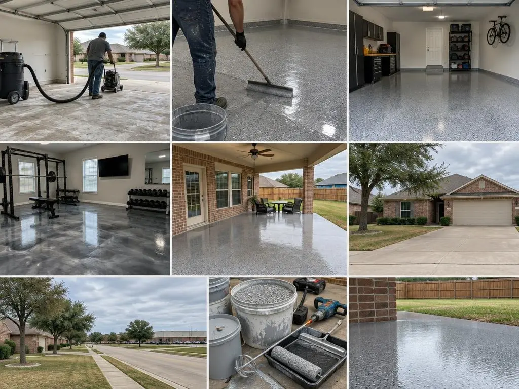 Garage Floor Epoxy in Arlington, TX